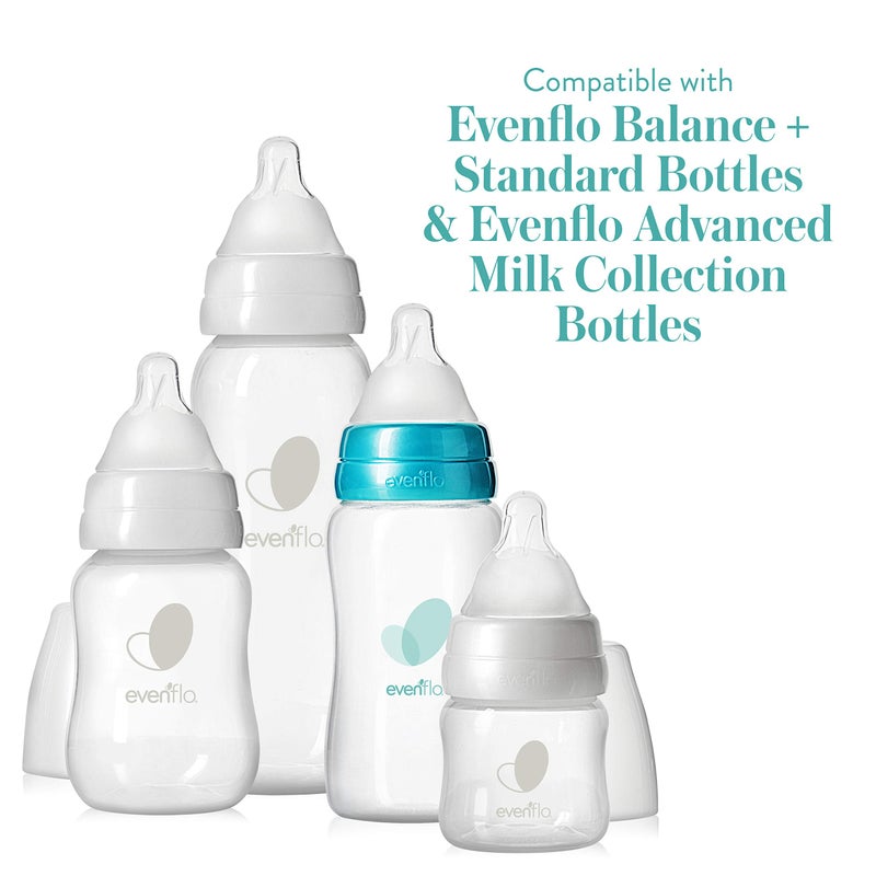 Evenflo Feeding Evenflo Balance Plus Standard Neck Nipples for use with Evenflo Balance Plus Standard Neck Bottles, Fast Flow for 8 Months and up, 6-Pack - Image 4